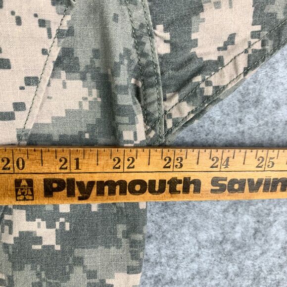 US Military Coat Mens Medium Long FR Flame Resistant Digital Camo Combat BDU - Picture 7 of 14